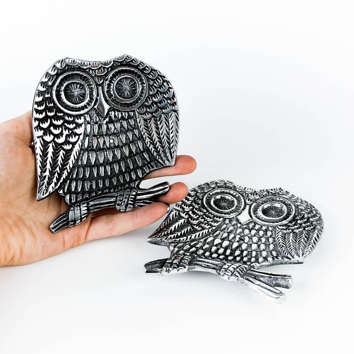 Metallbrenner „Eule“ (2 Stück) für den Großhandel von GREENROOTS USA LLC