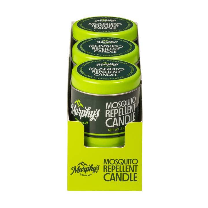 Murphy's Naturals - Wholesale Insect Repellent - Mosquito Repellent Candle (3.5oz) - Display of 61