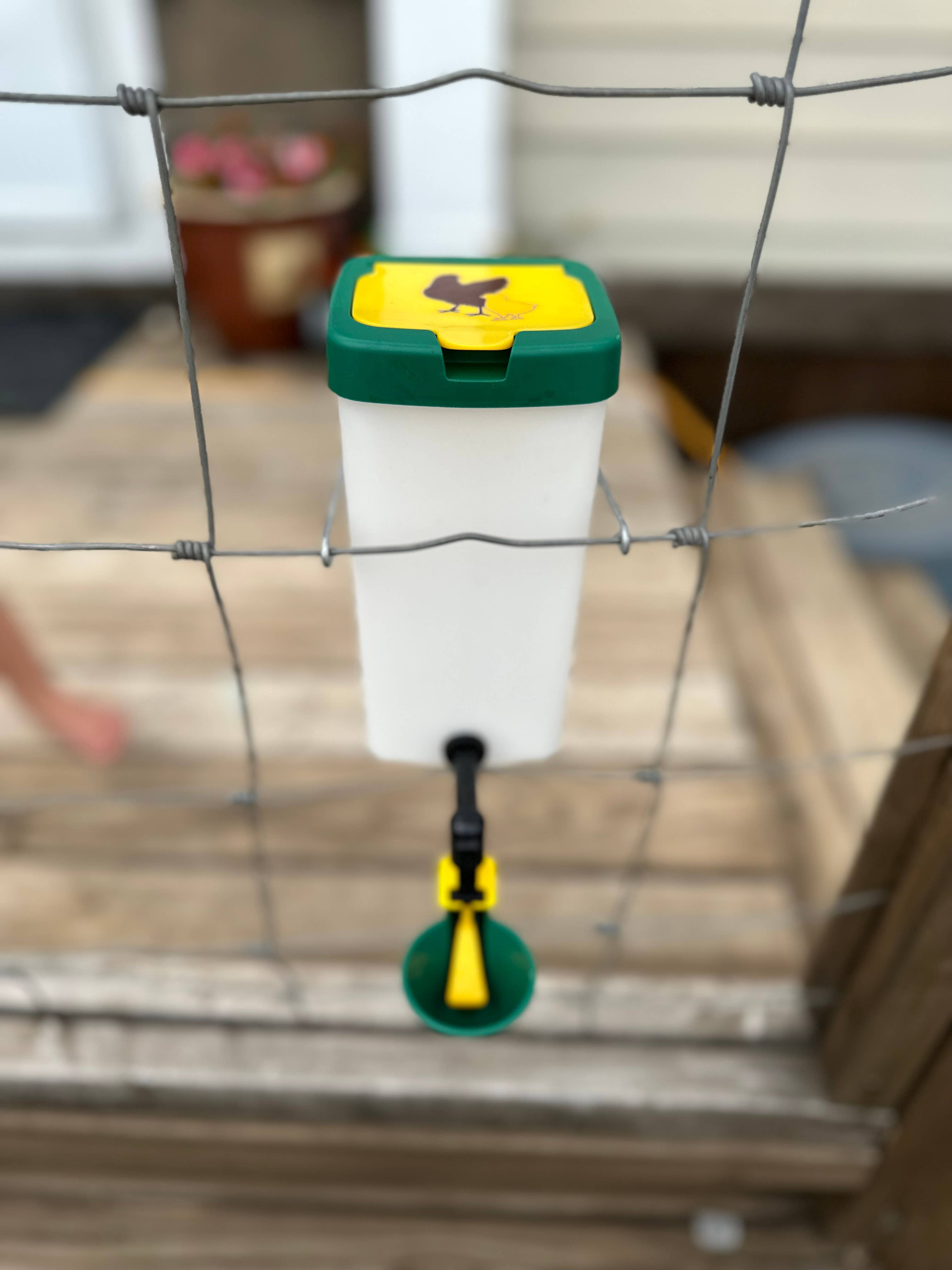 My Favorite Chicken - Wholesale Pet Bowl - Cat/Dog - Baby Chick Drinker Bottle, 1L Green Drinker Cup Float Valve1