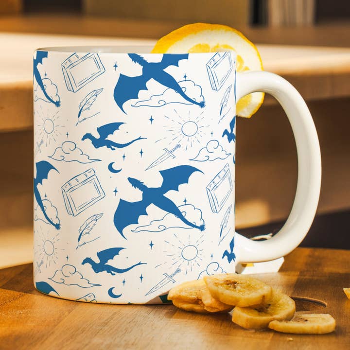 Fjärde Vingen Blå Drakmugg för wholesale av MagicMerchEmporium