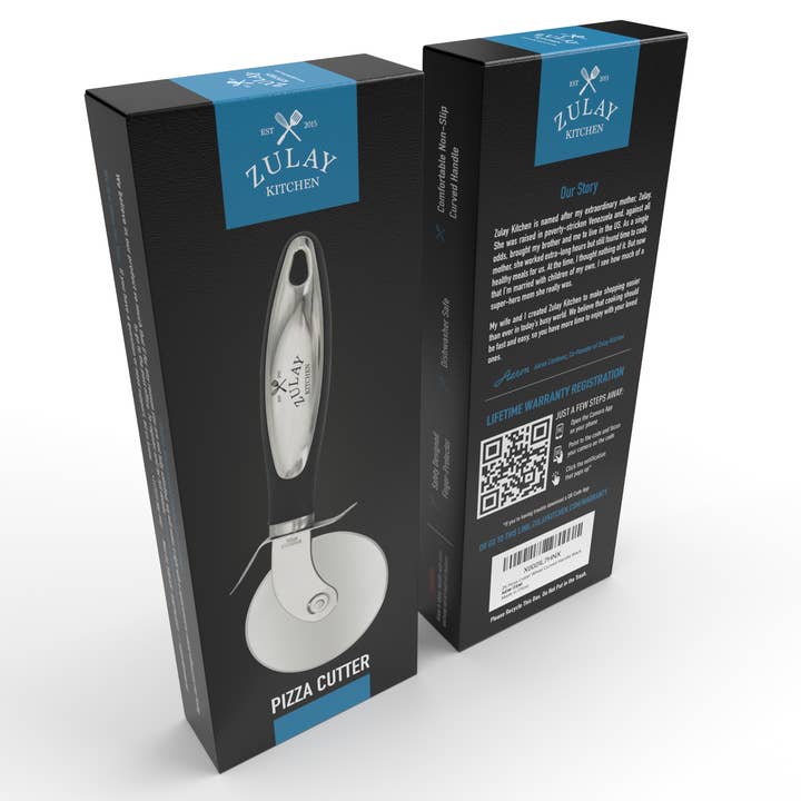 Zulay Kitchen - Wholesale Pizza Wheel - Stainless Steel Pizza Cutter Wheel1