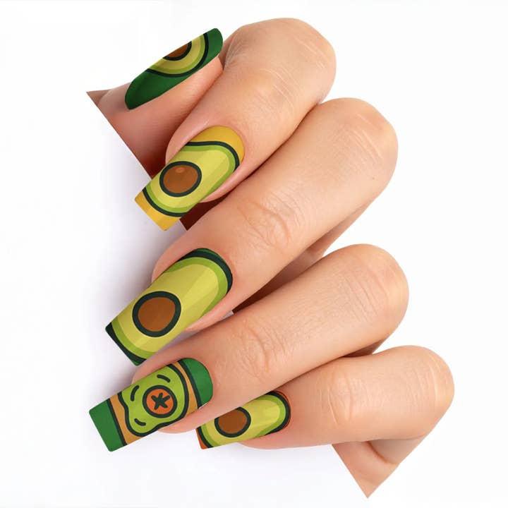 FYNE BODY - Wholesale Press-on/fake nails - Avocado Vibe Blast Avocado Press-On Nails45
