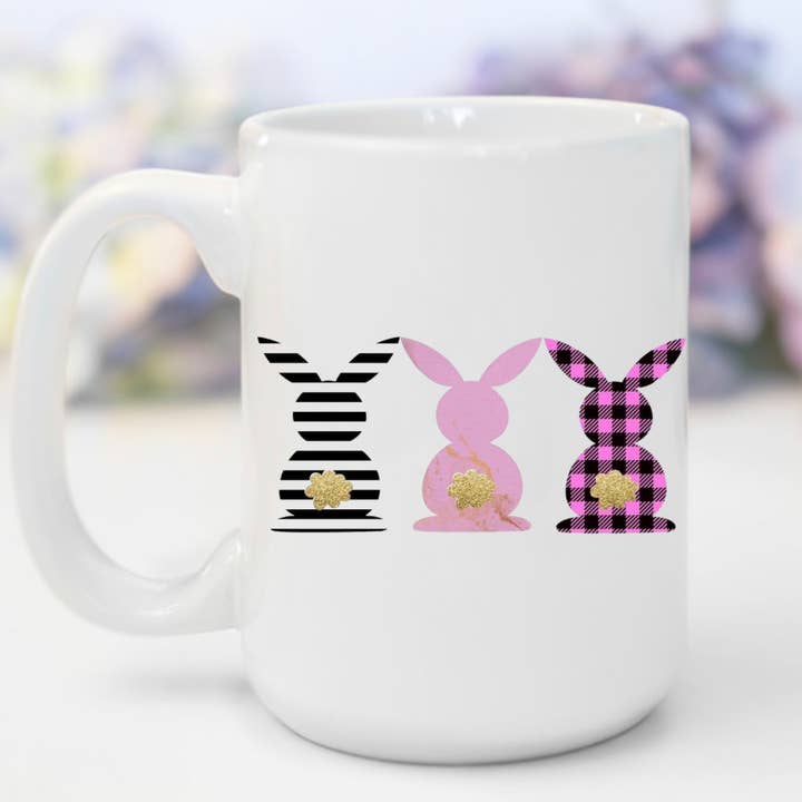 Easter Bunny Coffee Mug Tea Cup for wholesale by Dazzle Design Diva