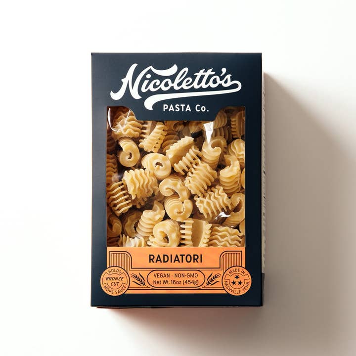 Nicoletto's Pasta Co. - Wholesale Pasta - Bronze Cut Radiatori