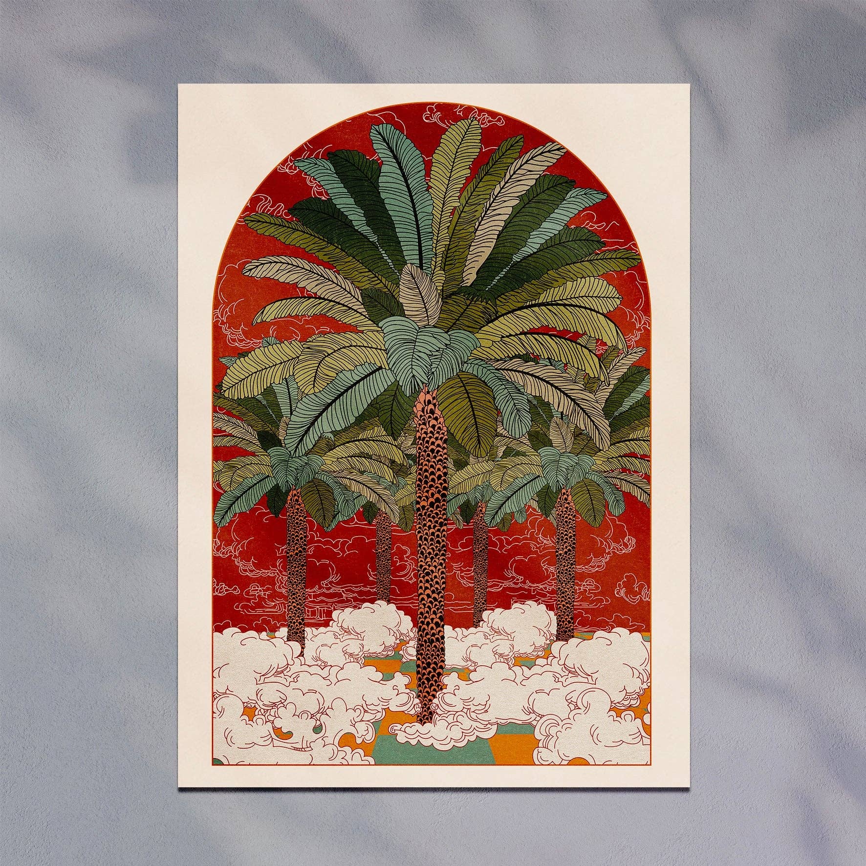 OMG Kitty – wholesale Art print – Remember When Palm Tree Boho Style Typography Art Print5