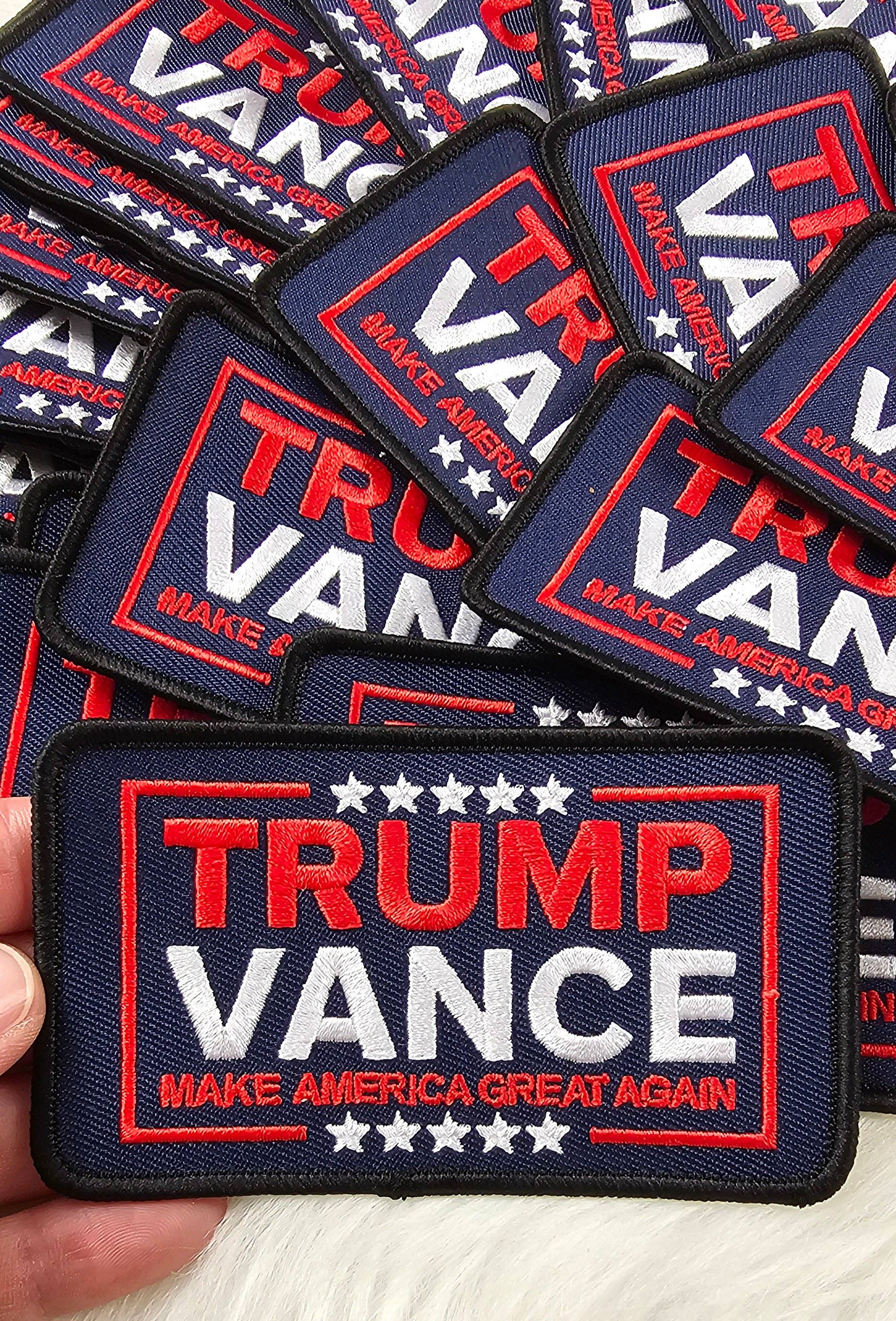 Scratch Decor - Wholesale Patch - Trump Vance 'Make America Great Again' Star Embroidery Iron On Patch1