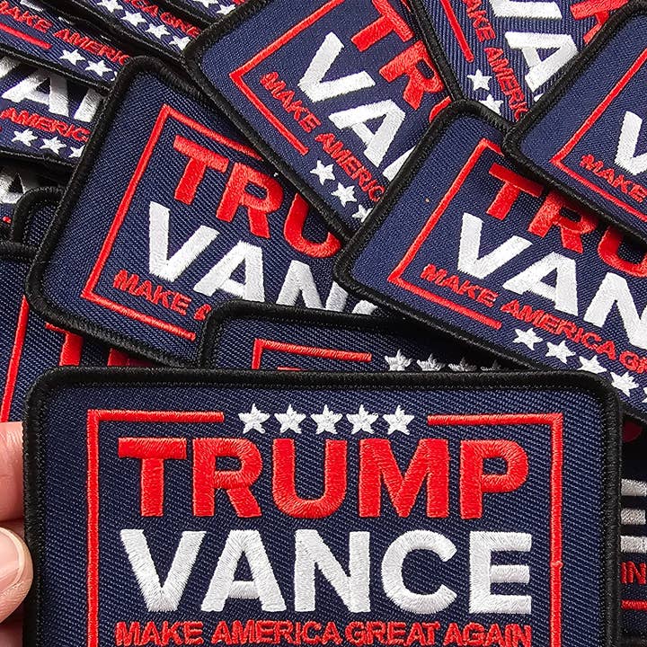 Scratch Decor - Wholesale Patch - Trump Vance 'Make America Great Again' Star Embroidery Iron On Patch1