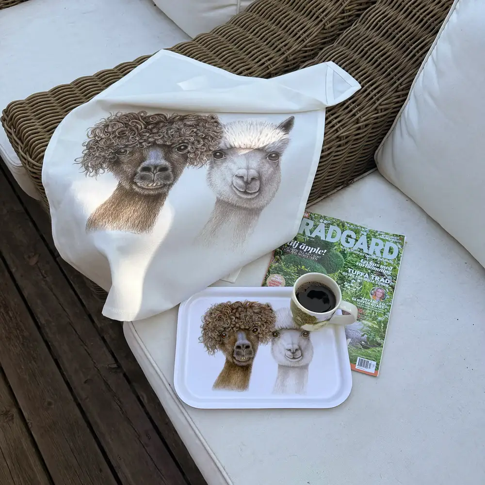 Charlotte Nicolin – Toalha de chá por atacado – Anderssons - Toalha de cozinha com estampas de animais3