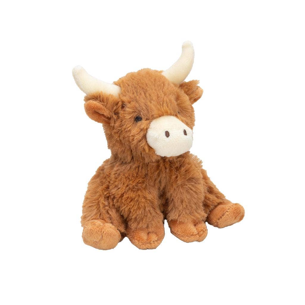 Jomanda US - Wholesale Stuffed/Plush Toy - Kids & Baby - Mini Longhorn Brown Cow Premium Soft Plush Toy