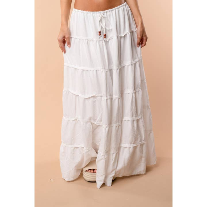 Jupe en maille unie taille haute S40794 pour la vente par White Birch