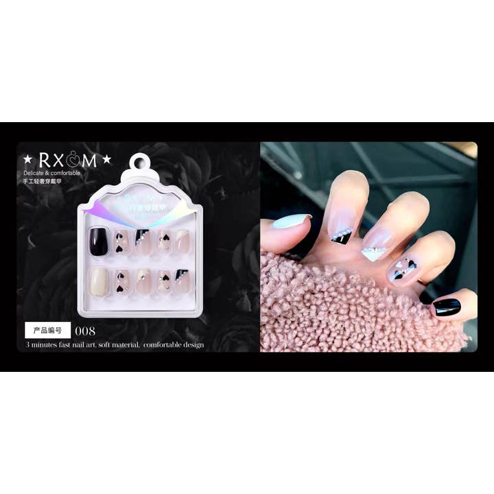 Kids Charm Online - Wholesale Press-On/Fake Nails - BEAUTIFUL WOMEN NAIL SET / 5 PIECE NAIL KIT. CHOOSE YOUR FAV2