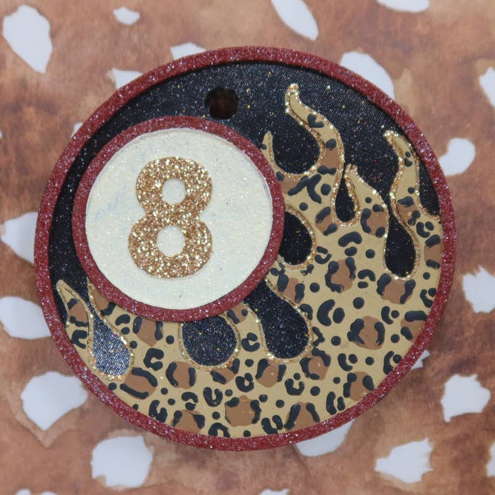 Eight Ball Flames - Car Freshie for wholesale by wheely fresh co