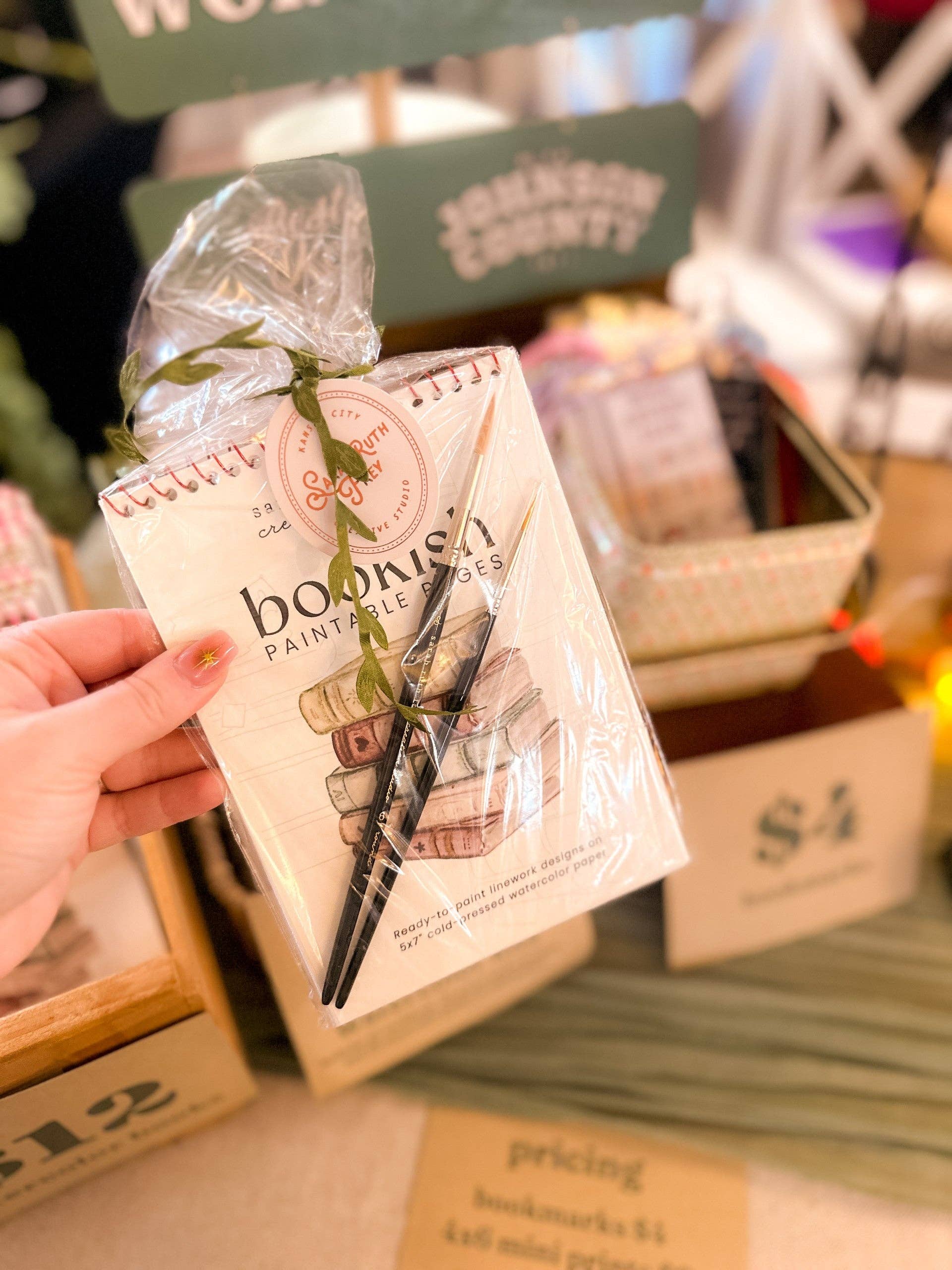 Sarah Ruth Frey - Wholesale DIY Craft Kit - Flowers Watercolor Kit1