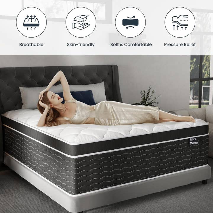 ShipItFurniture - Wholesale Bed - King Size Mattress 12 Inch Gel Memory Foam Deluxe Edition4