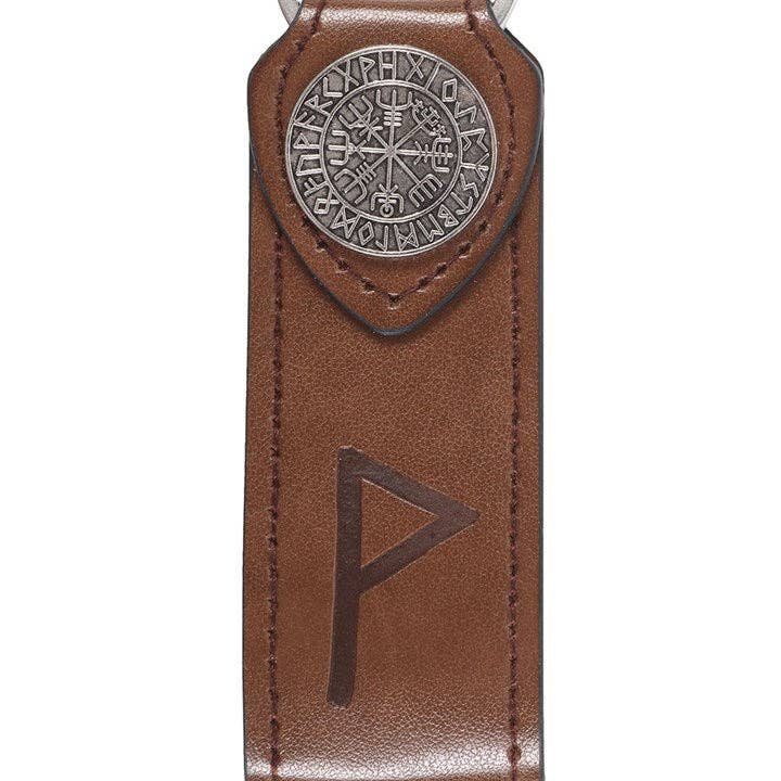 Something Different Wholesale - Wholesale Keychain - Men's - Joy Viking Rune Faux Leather Keyring2