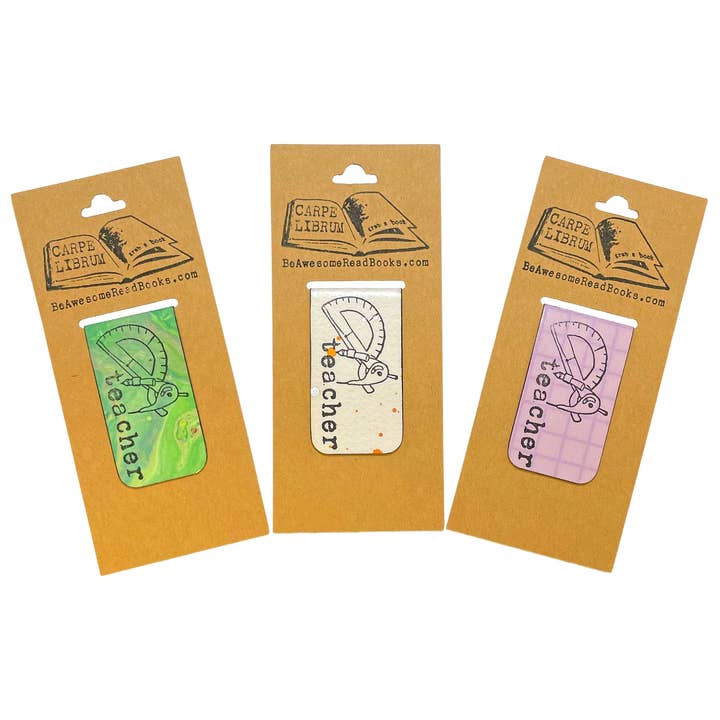 Leraar (wiskunde) Enkele magnetische bladwijzer voor wholesale door Carpe Librum