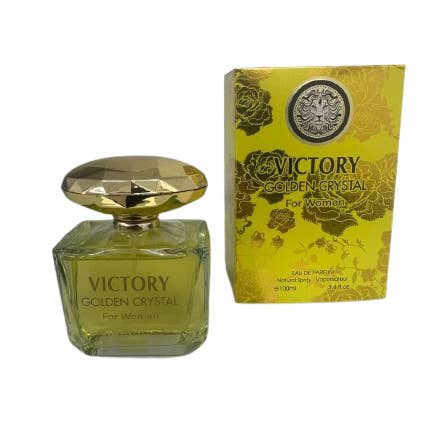 Victory Golden Crystal 3.4 oz EDP for Women – Honeyed Amber for wholesale by Daspar