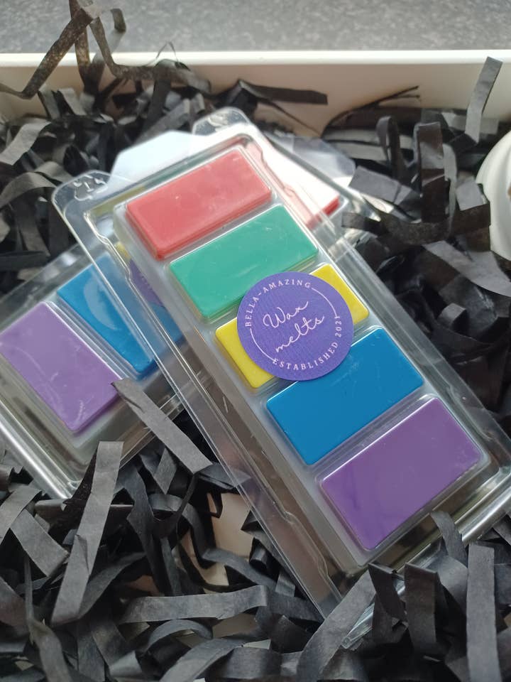 Rainbow dråber fabulosa snap bar for engroshandel hos Bella's waxmelts