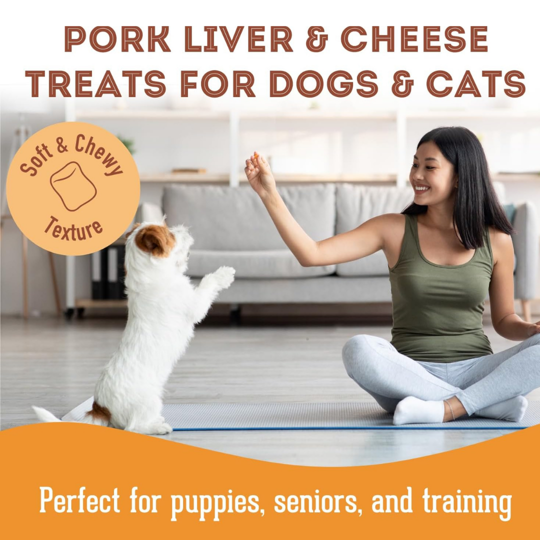 The Granville Island Pet Treatery (USA) - Wholesale Pet Treats - Dog - Pork & Cheese Soft Dog Treats: For Puppies and Seniors3