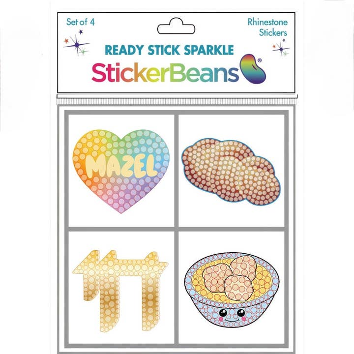 StickerBeans - Wholesale Sticker - Mazel Collection - Set of 4