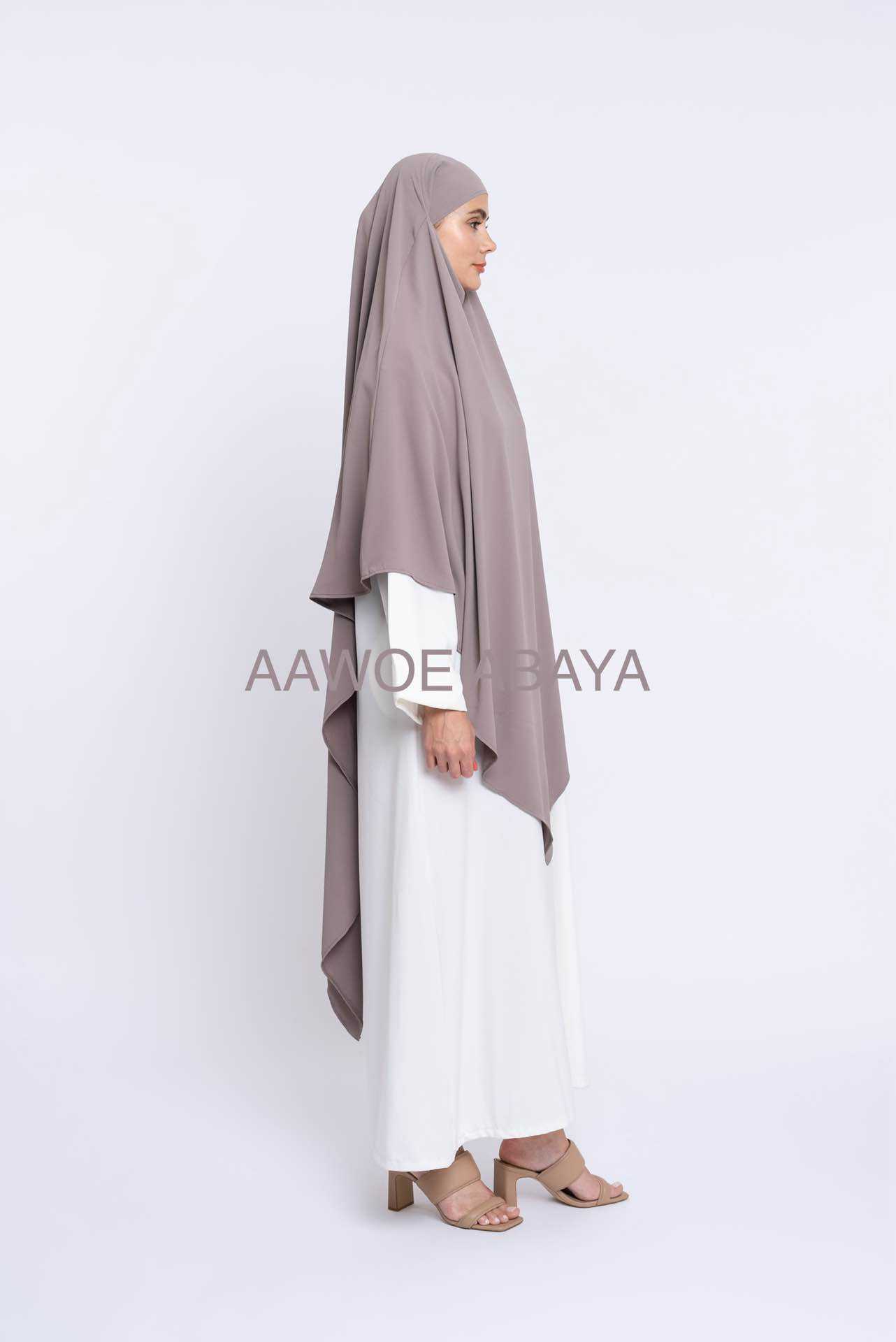 Aawoe Abaya - Vente Hijabs – femme - Khimar Maya Long Pointu - 2143-KH9