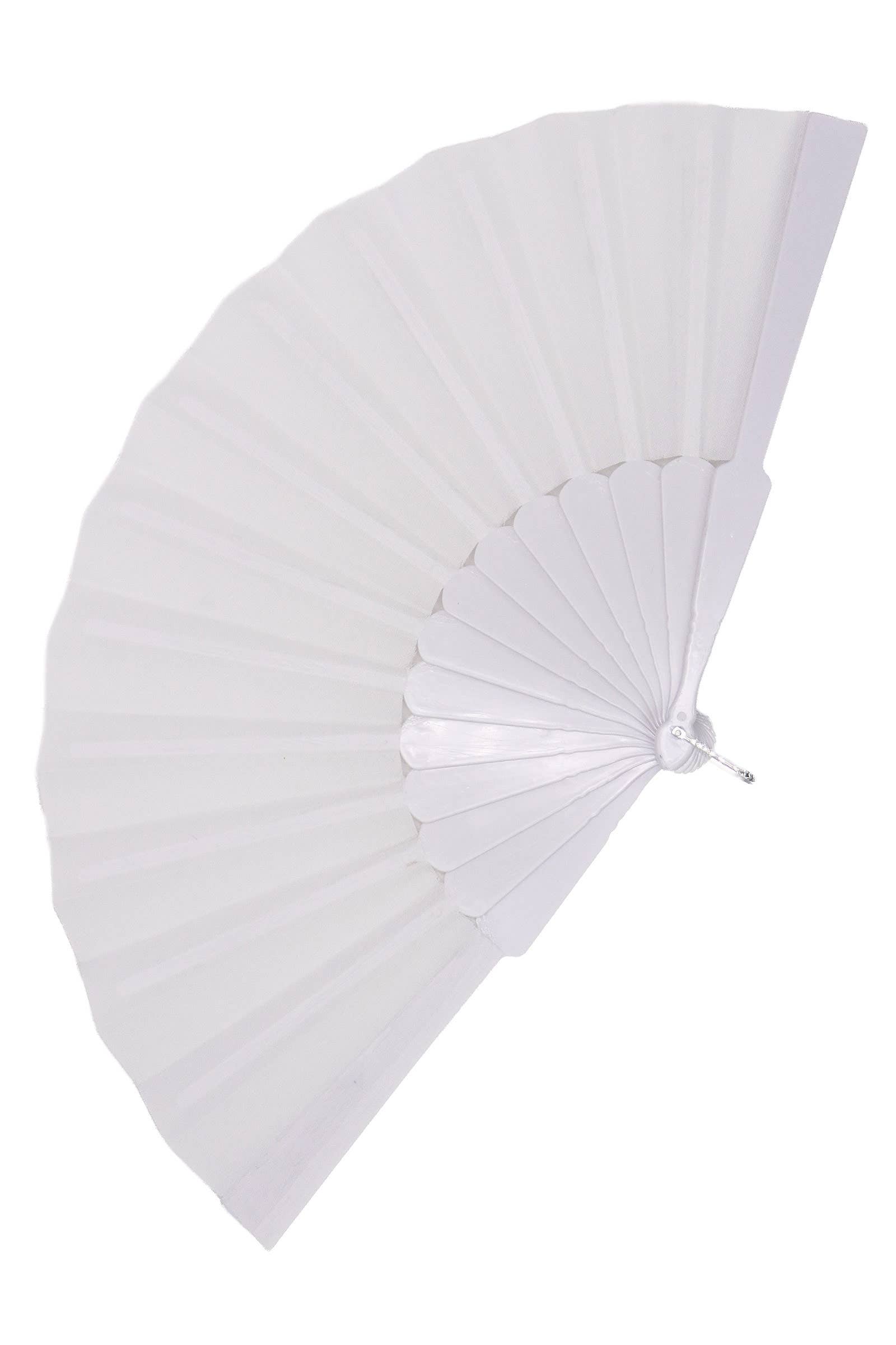 ASSORTED Solid Monochrome Oriental Hand Held Folding Fan for wholesale on Faire7