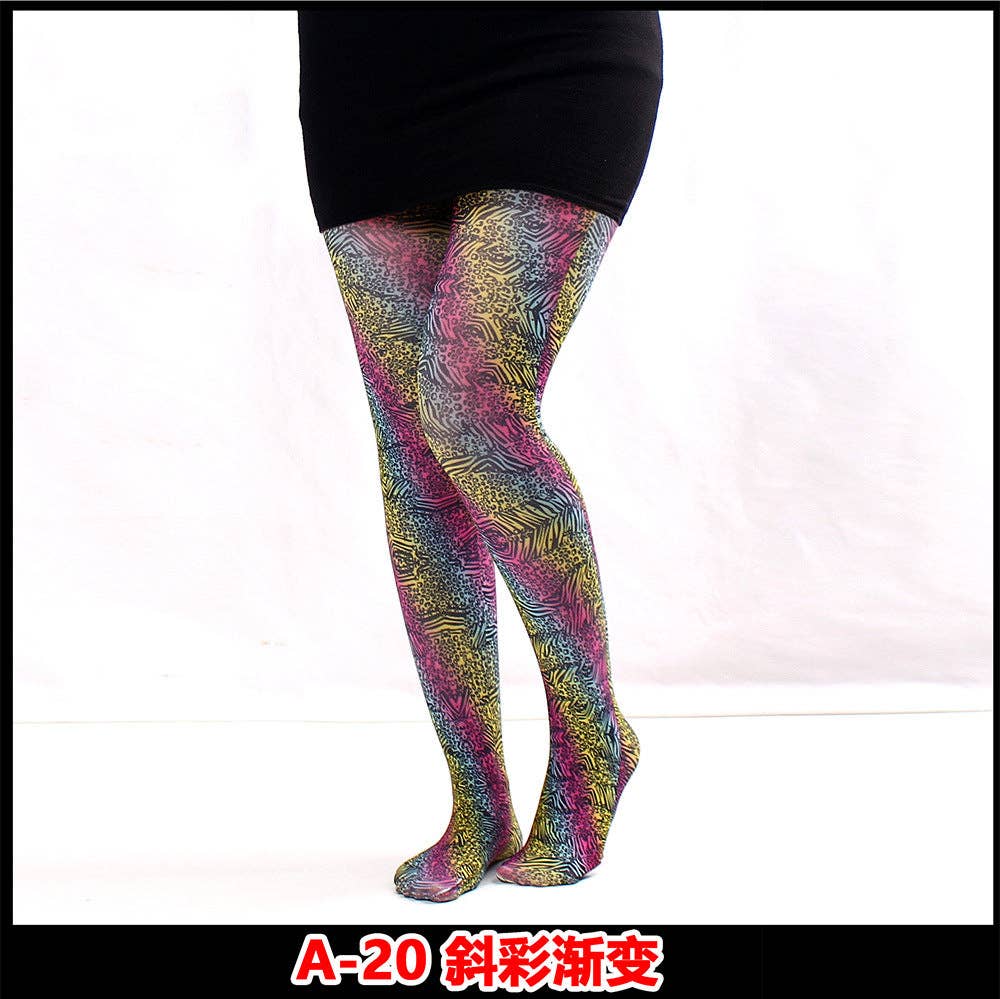 SALINA TRADING INC - Wholesale Tights - Women's - Printed Tights Abstract Butterfly Floral Nylon Casual Leggings36
