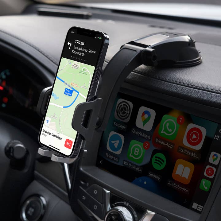 LAX Gadgets - Wholesale Car Decorative Charm - Unisex - Dashboard Cradle Mount Cell Phone Holder with Retail Pack6