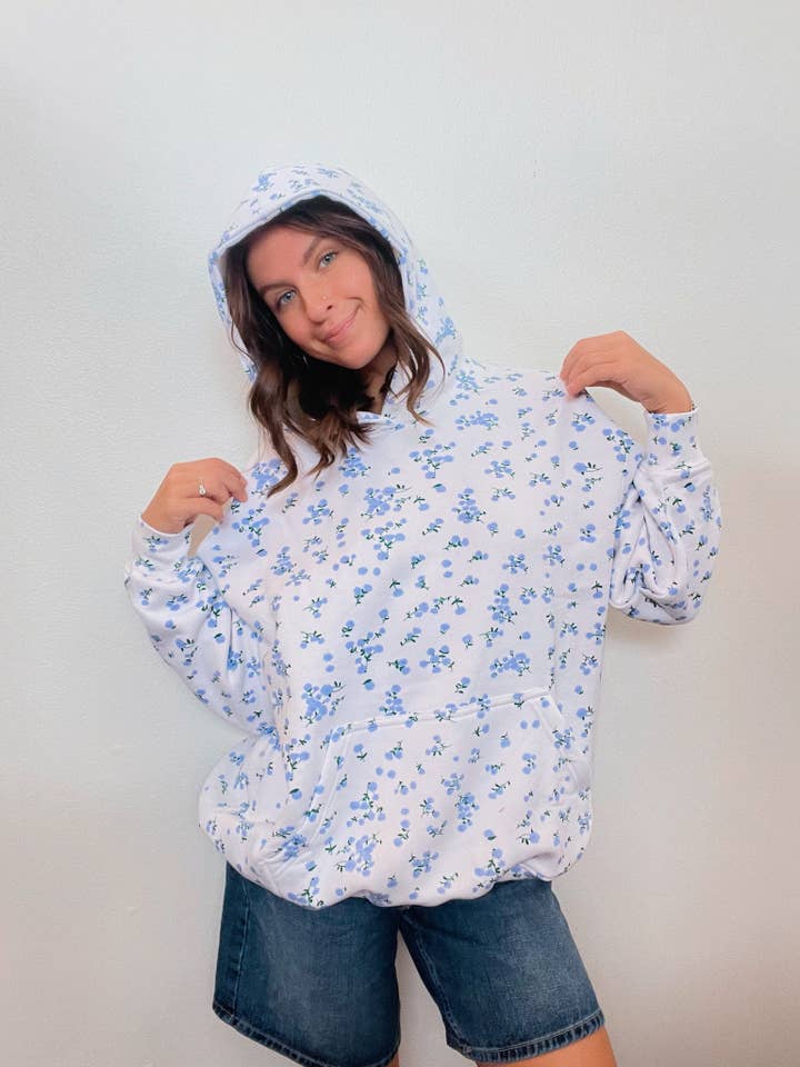 Happy Hour - Wholesale Hoodie - Women's - Floral Hoodie-Customizable(State/City) Embroidery 12