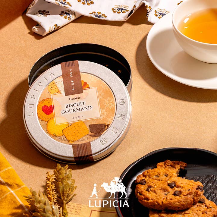 LUPICIA Gourmet Biscuit Schwarzer Tee – 50 g Dose für den Großhandel von LUPICIA