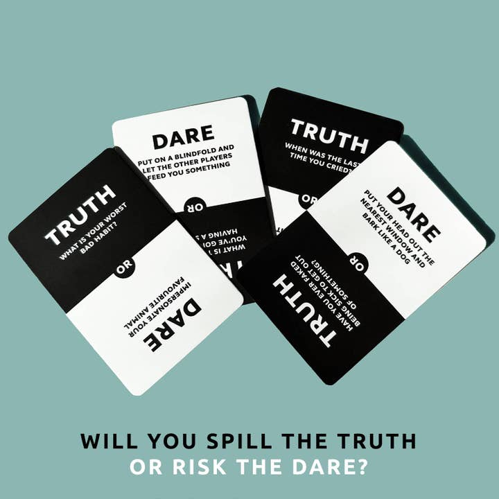 Pikkii USA - Wholesale Card Game - Truth or Dare Playing Cards | Family Friendly Party Game