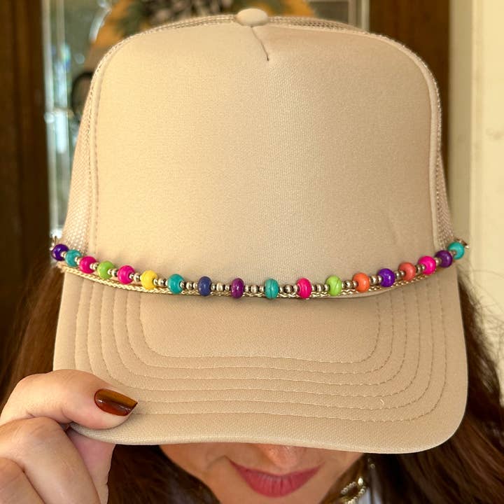 Very Cherry - Wholesale Hat Accessory - Women's - Stone Beaded Trucker Hat Chain