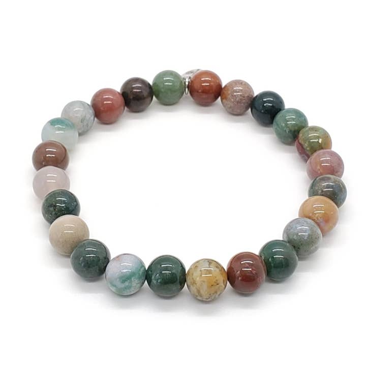 Pulsera de ágata india para venta al por mayor de humble heart