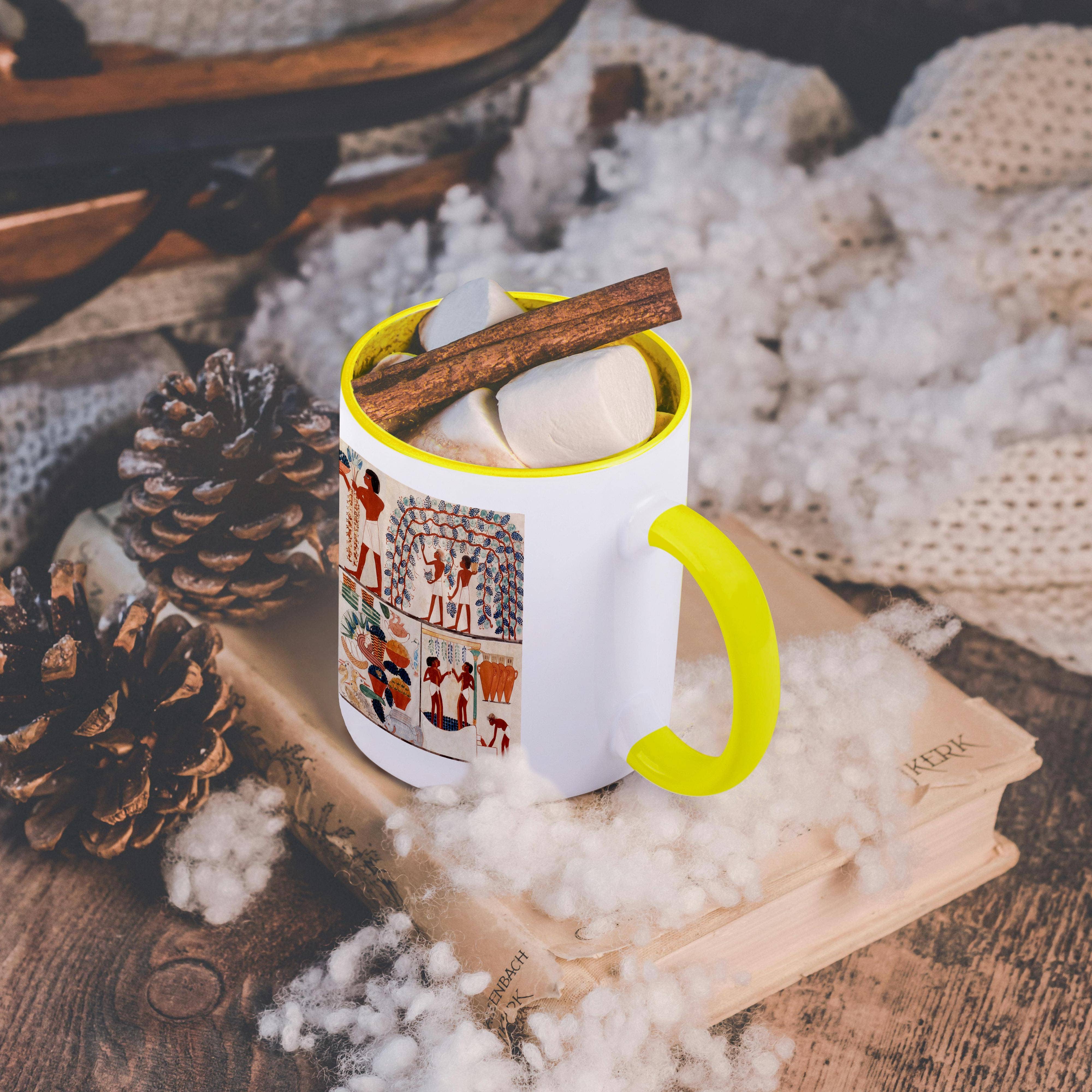 3dRose - Vendita all'ingrosso Tazza - 3dRose, Arte Egizia Antica Raccolta di Uva e Produzione di Vino Antico Egitto, Tazza5