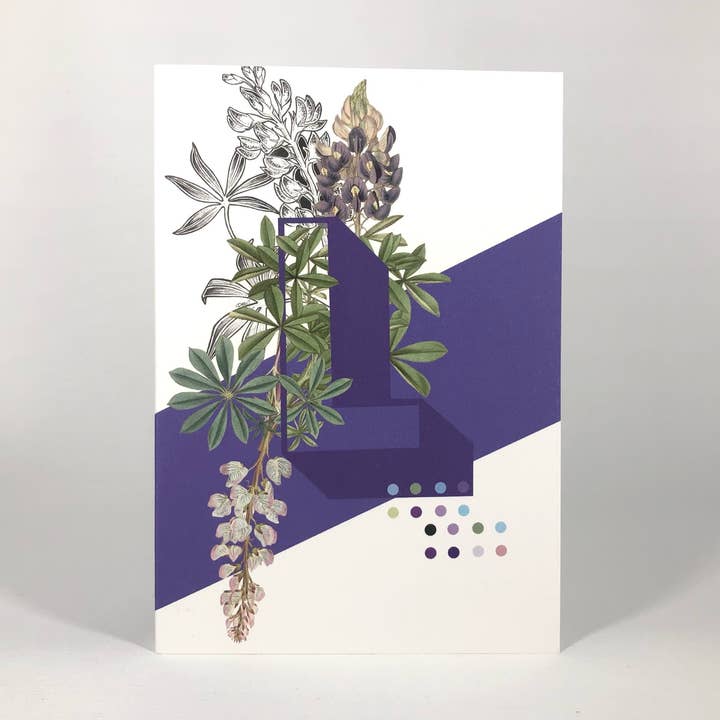 Botanical Alphabet Greeting Card Starter Set for wholesale by Diedododa