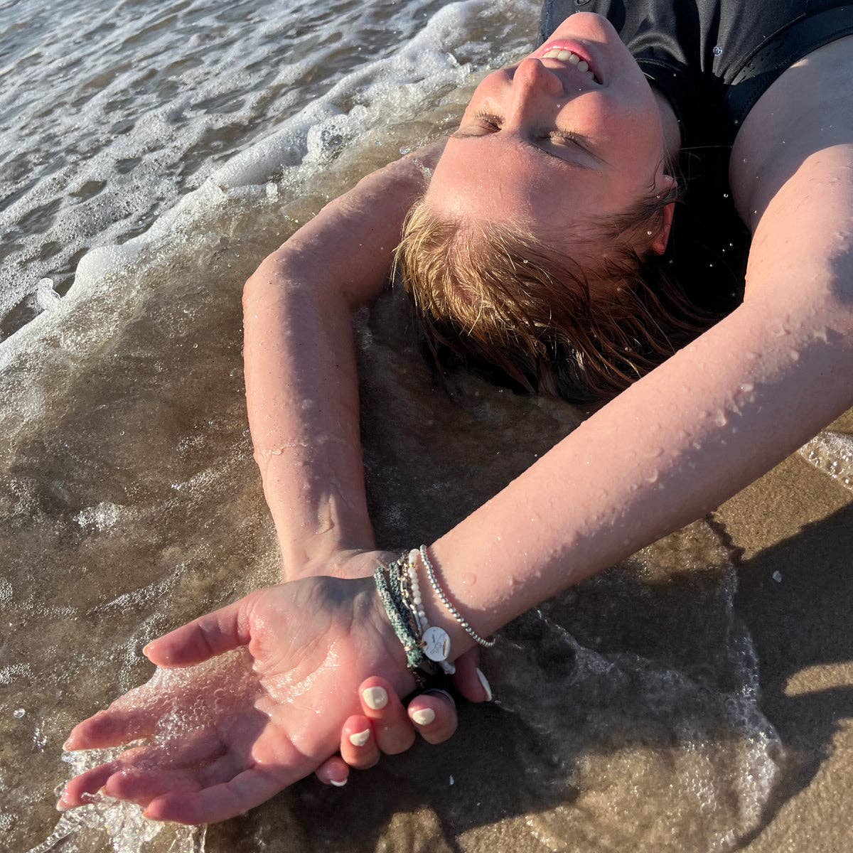 BRACENET - Wholesale Charm/Dangle Bracelet - Island Usedom Bracelet made from Fishing Net - adjustable size6