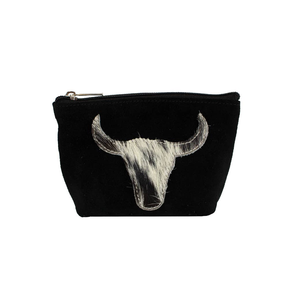Mars & More - Brand of B Living - Wholesale Makeup/Cosmetic Bag - Make Up Bag Bull Black 15 Cm0
