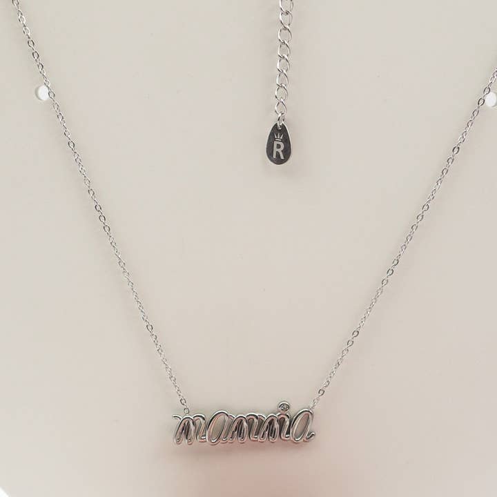 Daemon srls - Wholesale Pendant/Charm Necklace - Collana Con scritta MAMMA in Acciaio Inossidabile6