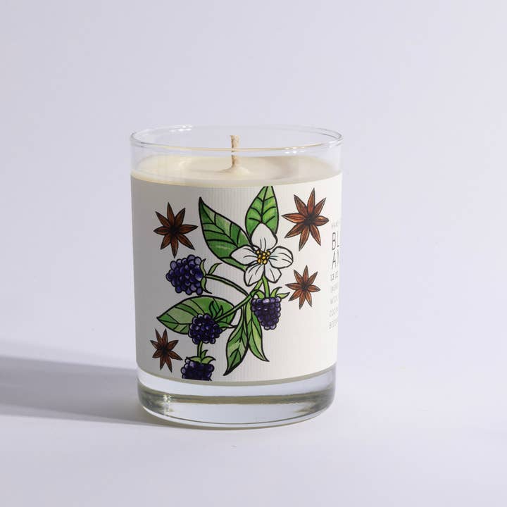 Just Bee - Wholesale Jar/Filled Candle - Blackberry Anise - Just Bee Candles