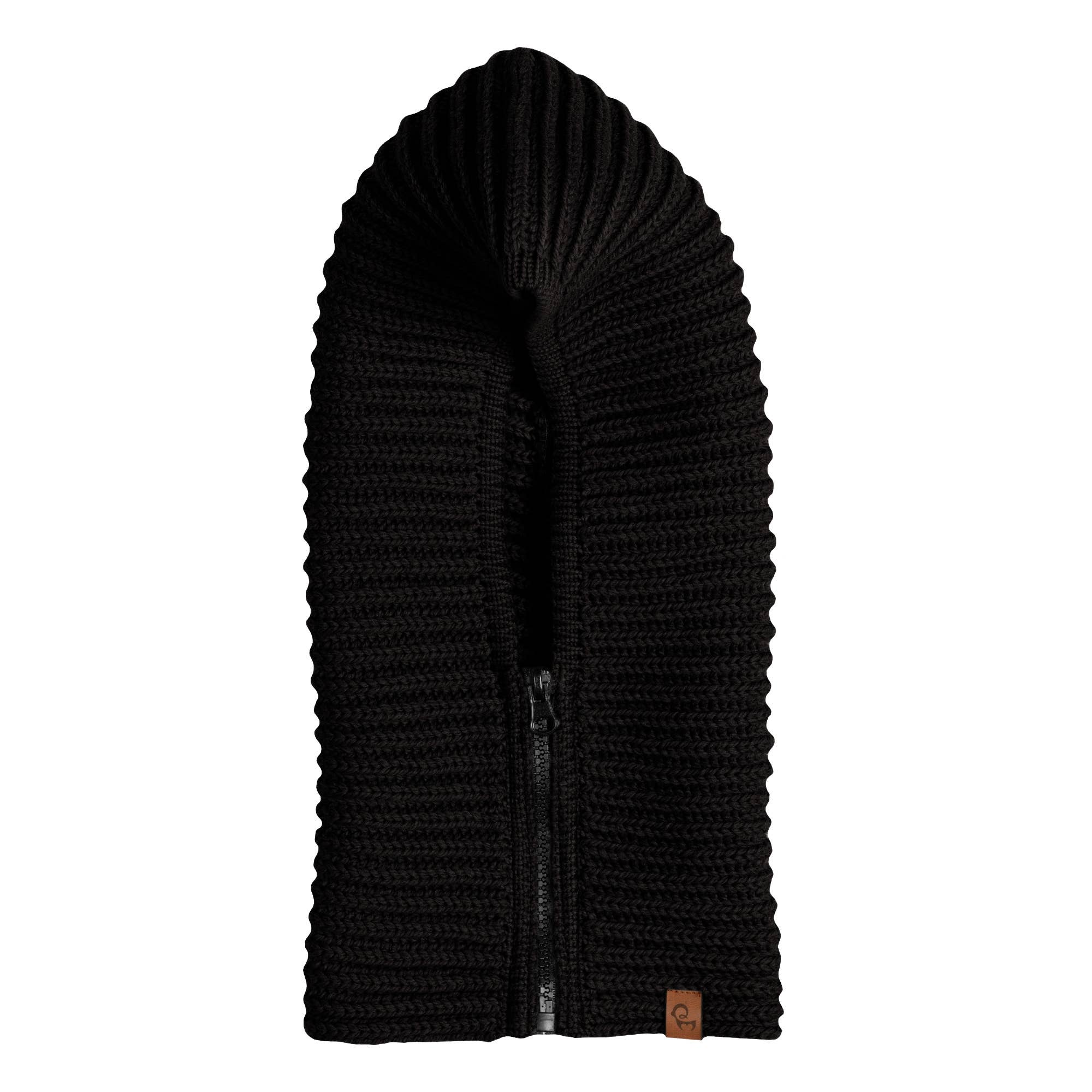 Wholesale Women's Hood Zipper Balaclava Knitted Merino for