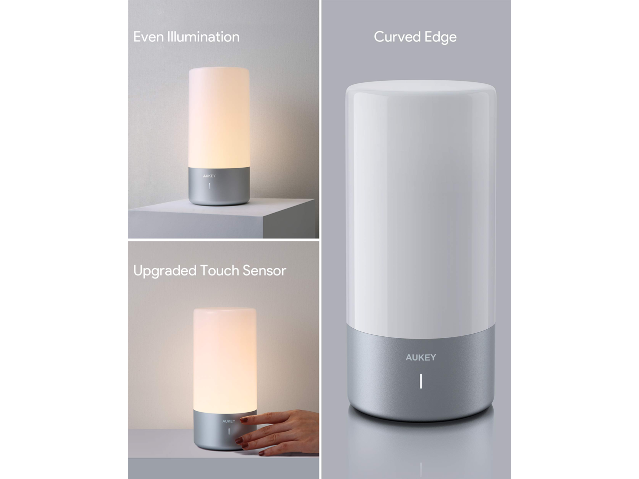 Above Edge – wholesale Accent-/skrivbordslampa – Color Changing Touchkontroll LED-lampa3