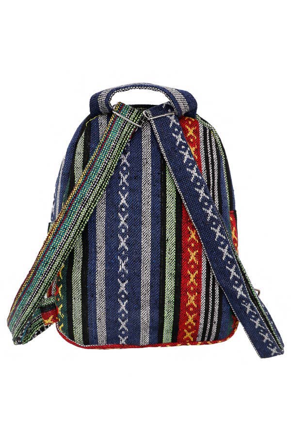 ASSORTED Navajo Boho Tribal Woven Backpack for wholesale on Faire5
