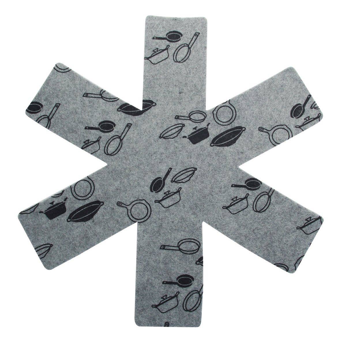 Fackelmann - Wholesale Kitchen Tool/Gadget - Fackelmann Felt Frying Pan Guards 38cm (Pack of 2)4