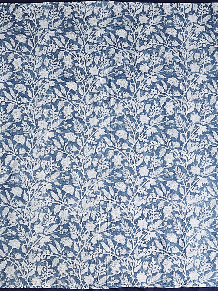 XL1003 — Cotton XL Wrap (44" × 44") - Hand Block printed for engroshandel hos White Lotus Fashions