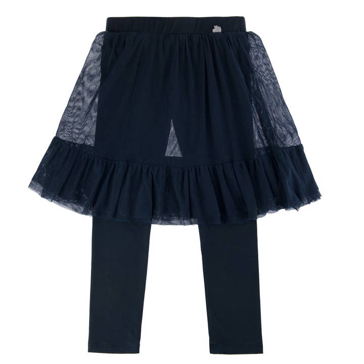 Jupe en tulle de coton biologique JOY avec legging pour la vente par Marraine Kids