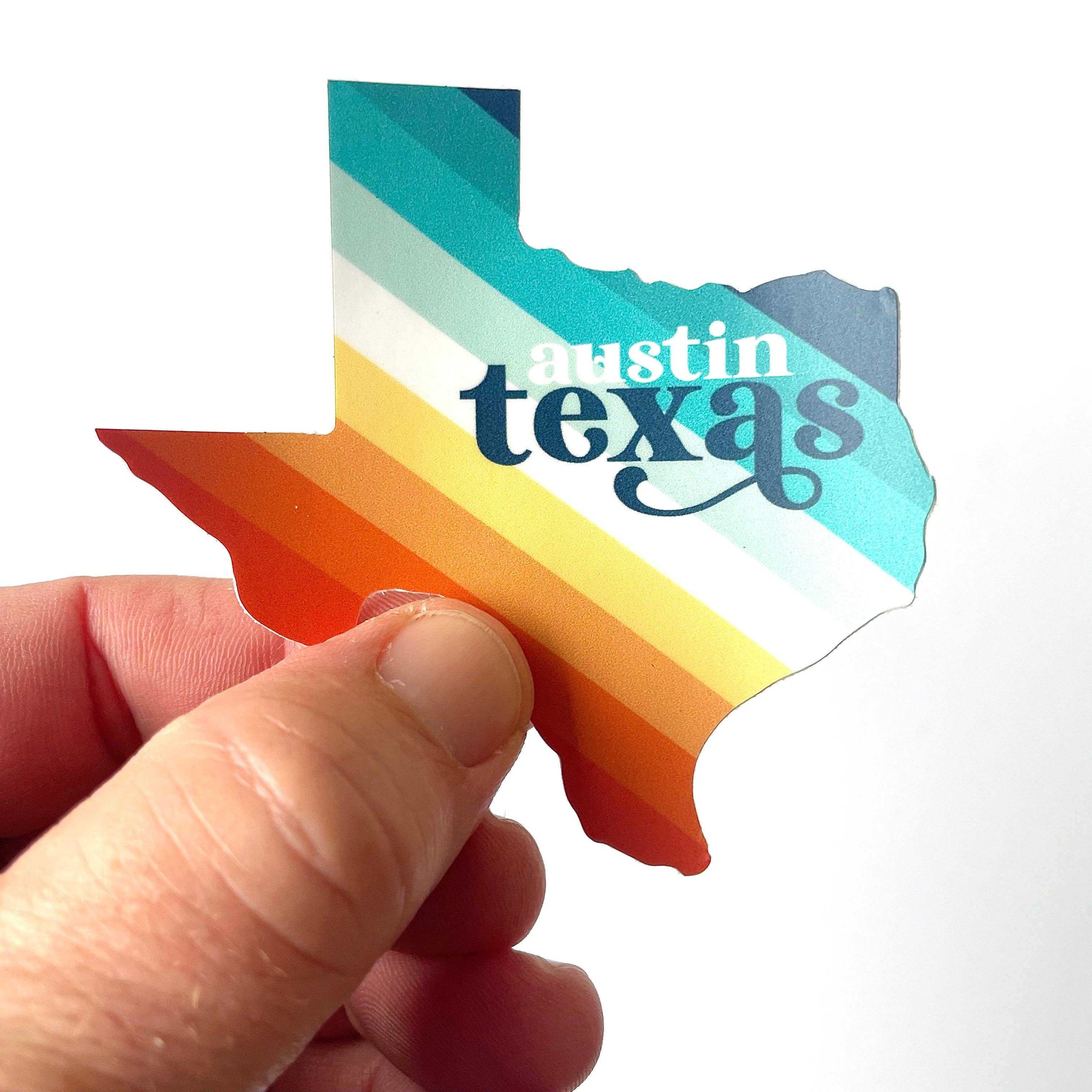 Hemlock & Heather - Wholesale Sticker - Custom Retro Texas Sticker3