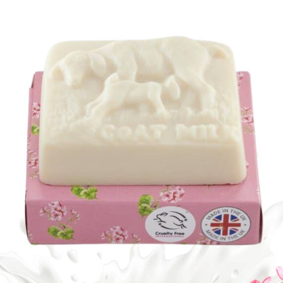 Savon en barre au lait de chèvre (géranium) 100% NATUREL pour la vente par Goats Of the Gorge Skin Cosmetics