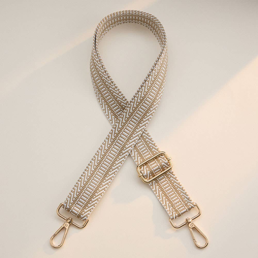 Sensibling Corp. – Großhandel Umhängetasche - Damen – Tragetasche mit Chevron-Muster und Schulterriemen für Becherhalter7