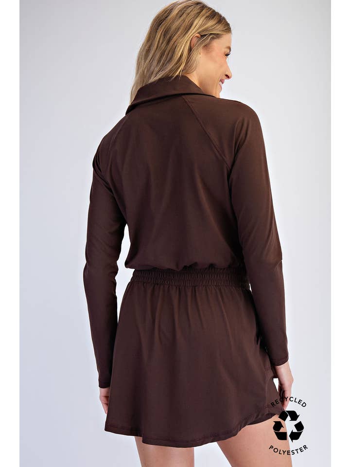 Rae Mode - Wholesale Athletic Skirt - Women's - BUTTER SOFT QUARTER ZIP ROMPERSKIRT18