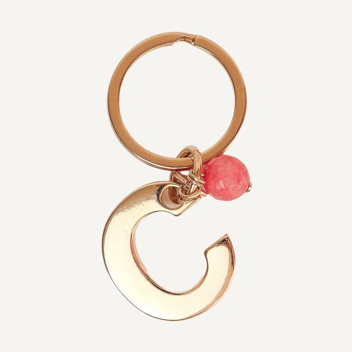 ÉMOLO – Engroshandel Nøglering - Dame – Guld brev nøglering6